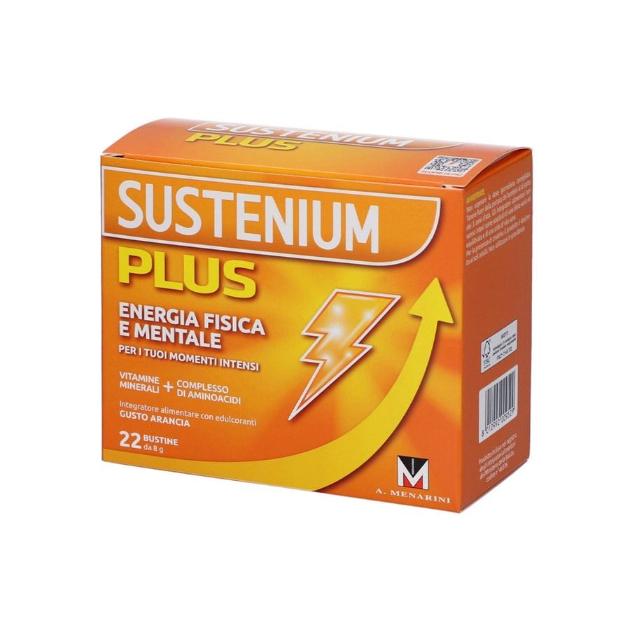 Sustenium Plus Energia Fisica e Mentale 22 Bustine da 8g