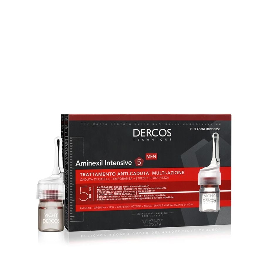 Vichy Dercos Aminexil Trattamento Anticaduta Uomo 21 Fiale da 6ML