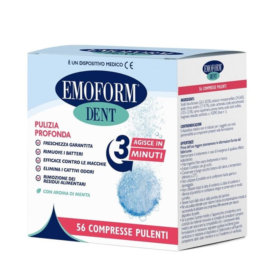 Emoform Dent Compresse Pulenti 56 Pezzi - ZERO SPRECHI