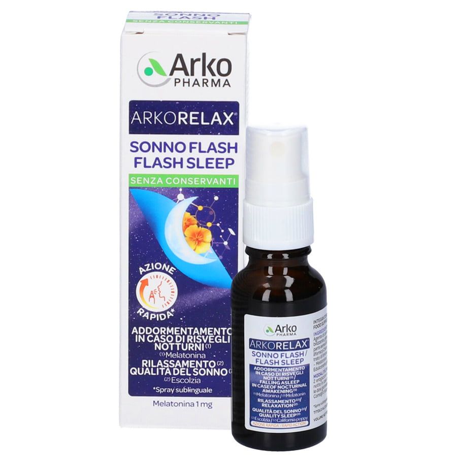 Arkopharma Arkorelax sonno flash 20ml - ZERO SPRECHI