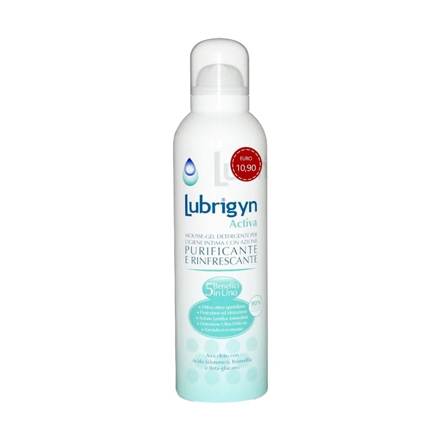 Lubrigyn Activa Mousse-Gel Detergente Purificante e Rinfrescante 150ml