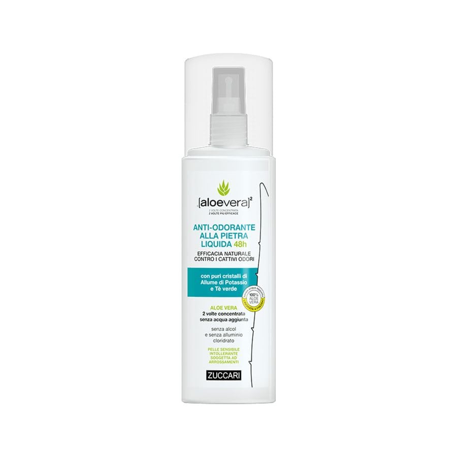 Zuccari Aloevera2 Anti-odorante alla Pietra Liquida 48h 100ml