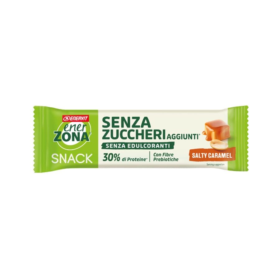 Enervit Enerzona Snack Barretta Proteica con Arachidi e Caramello Salato 33g