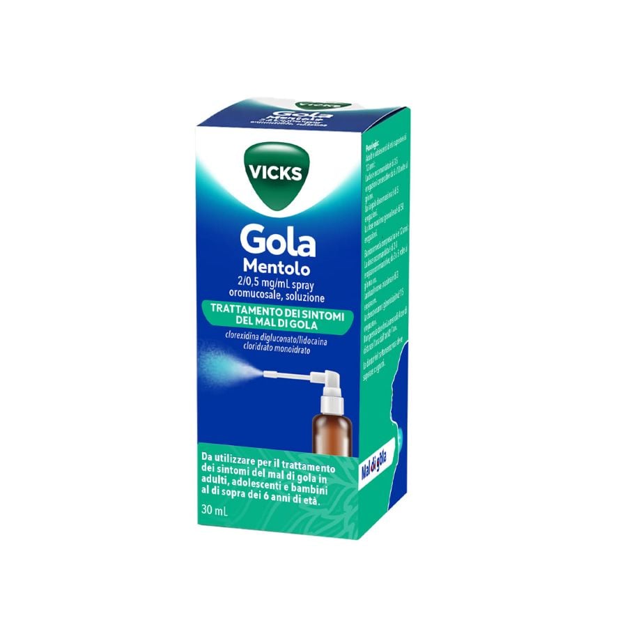 Vicks Gola Spray Mentolo2/0,5/mg/mL 30ml