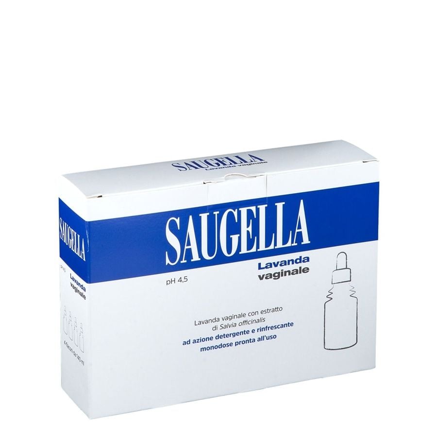Saugella Lavanda Vaginale Ph 4,5 140ml 4 Flaconi