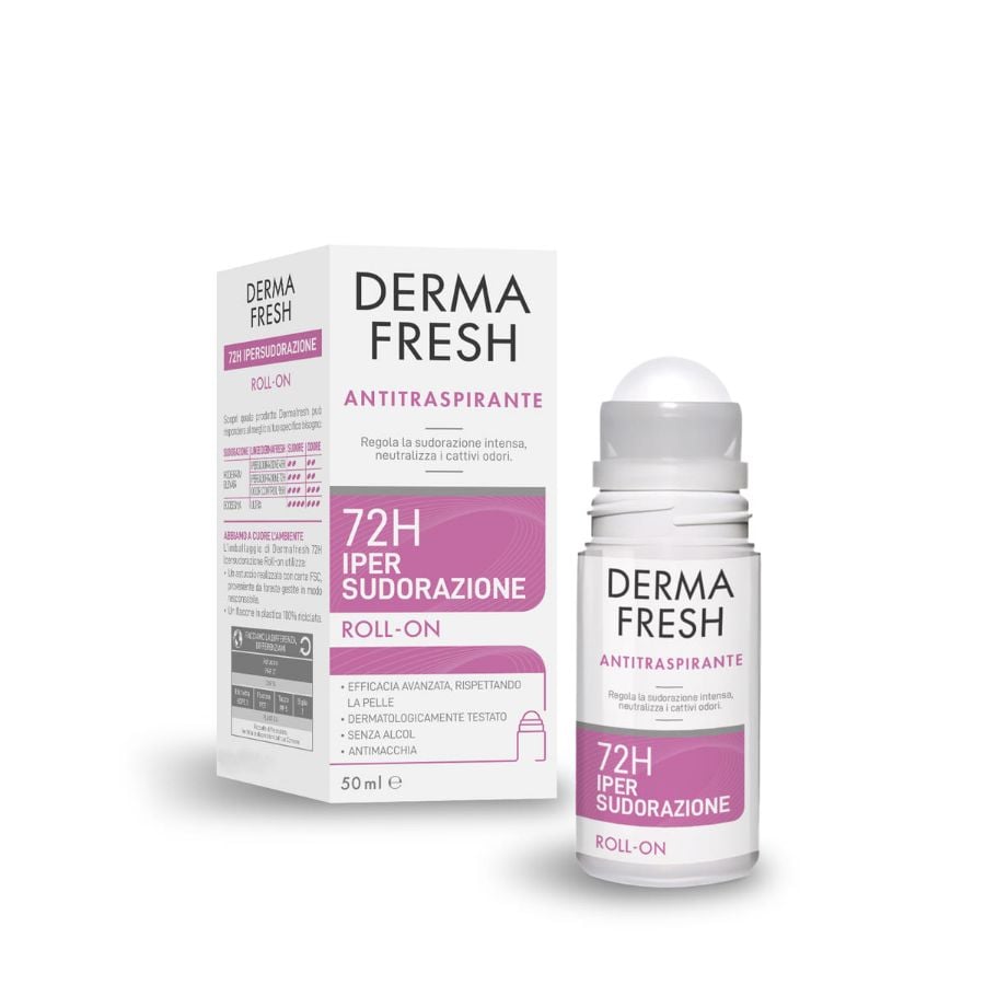 Dermafresh antitraspirante 72h iper sudorazione roll-on 50ml