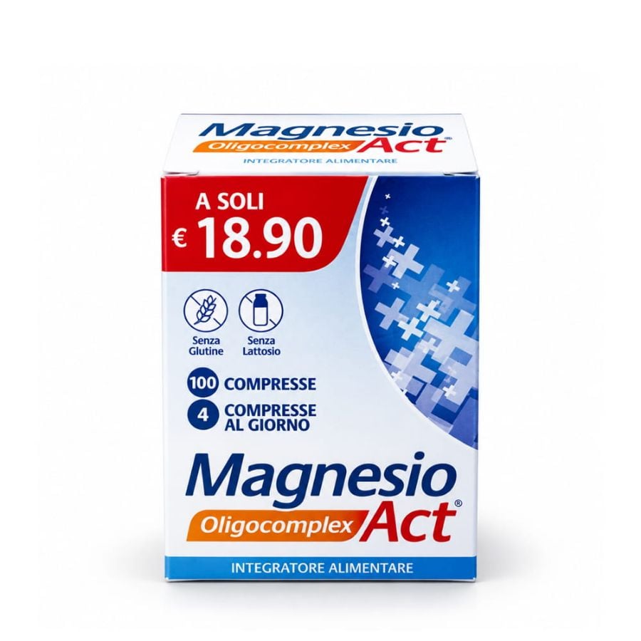 Magnesio Act Oligo complex 100 compresse 