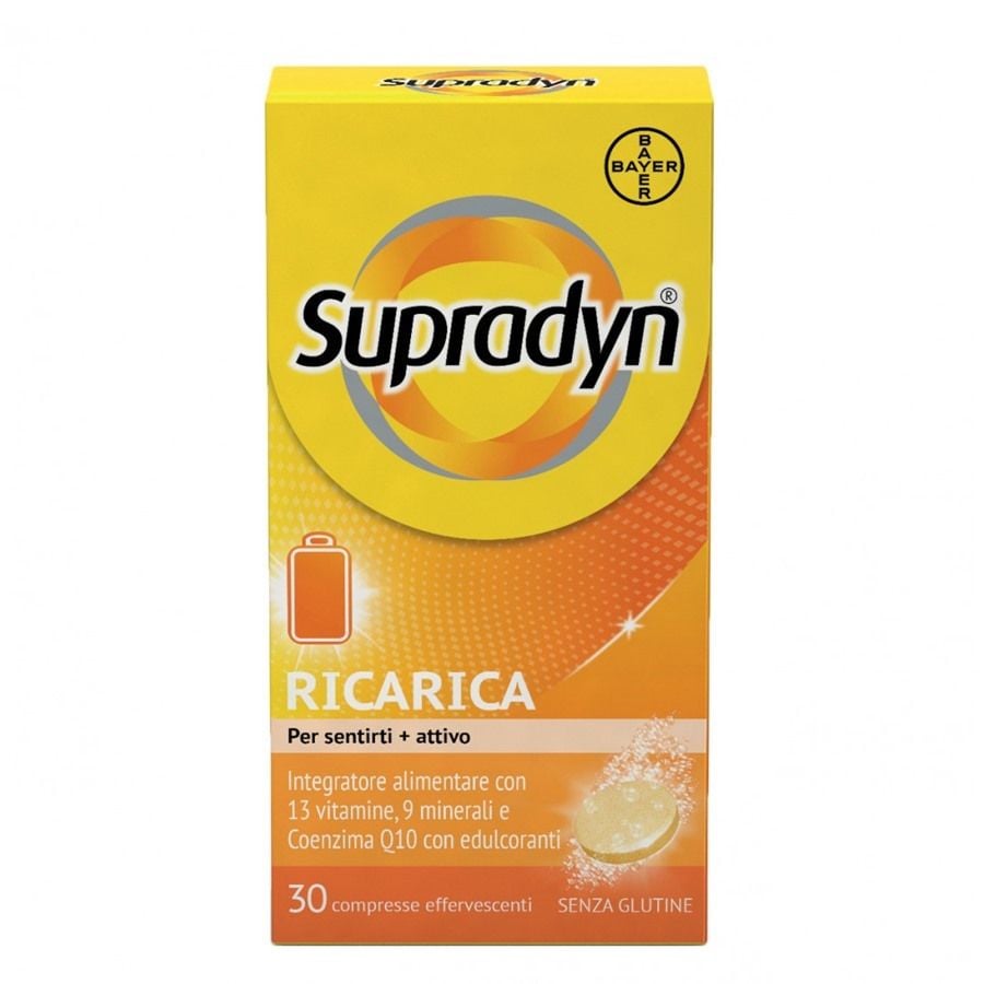Supradyn Ricarica Effervescente 30 Compresse - ZERO SPRECHI