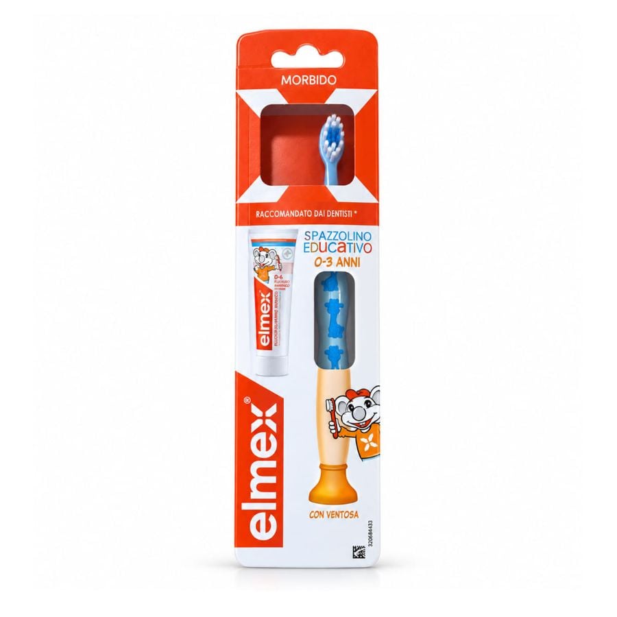 Elmex Spazzolino Educativo 0-3 Anni + Dentifricio