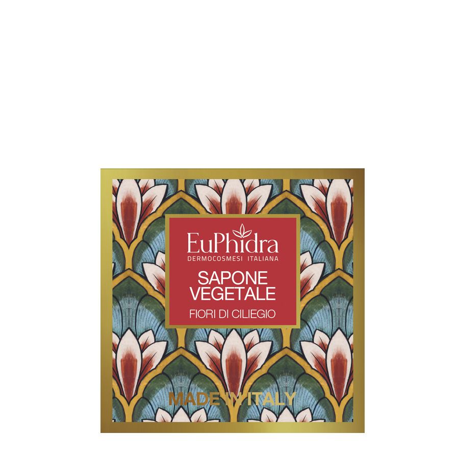 Euphidra La Grande Bellezza Sapone Vegetale Mani Fiori di Ciliegio 75g - ZERO SPRECHI