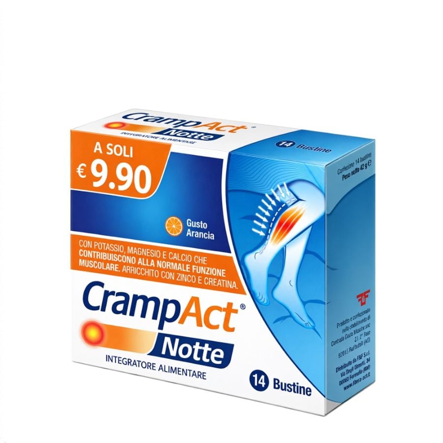 CrampAct Notte 14 bustine gusto arancia