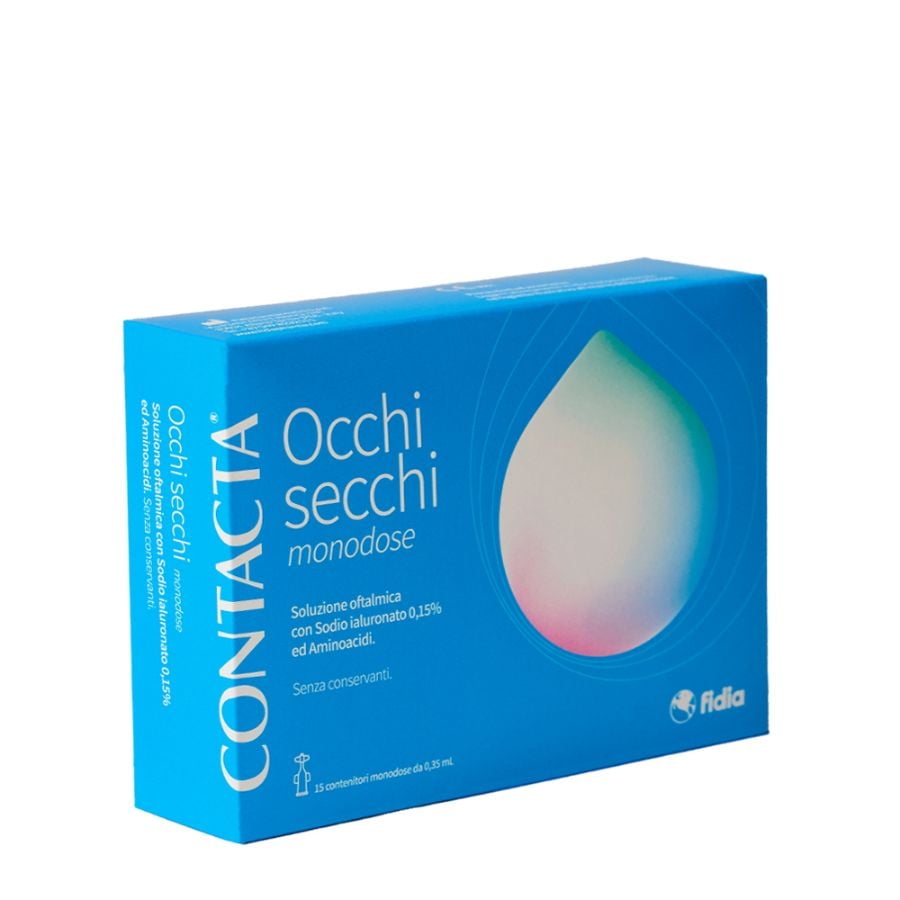 Contacta Occhi secchi soluzioe oftalmica monodose monodose 15 contenitori da 0,35ml