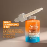Eau Thermale Avène Ultra Siero SPF50+, Protezione solare viso molto alta, Idratazione a lungo, 30ml