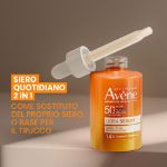 Eau Thermale Avène Ultra Siero SPF50+, Attiva la luminosità , Protezione solare viso molto alta, 30ml