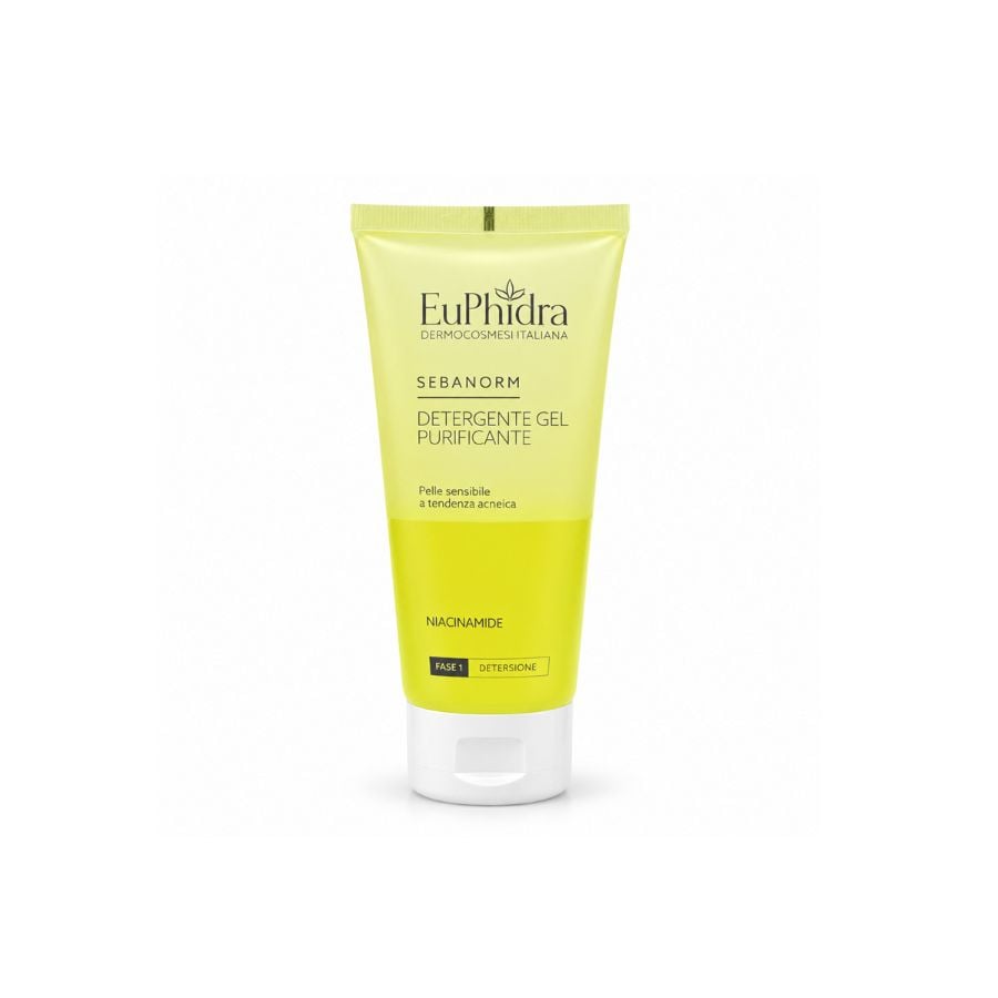 Euphidra Sebanorm Detergente Gel Purificante 100ml