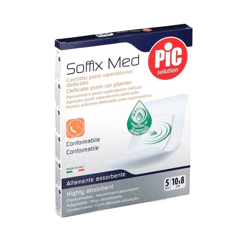 PIC Soffix Med 10X8 Anti Batterico 5 Pezzi - ZERO SPRECHI 