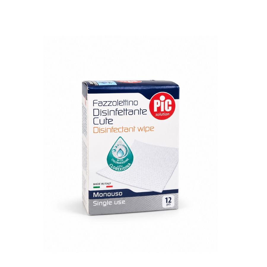 Pic fazzolettino disinfettante cute 12pz